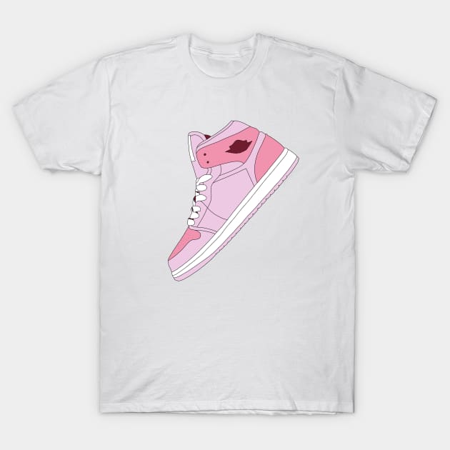 Pink sneaker T-Shirt by morgananjos